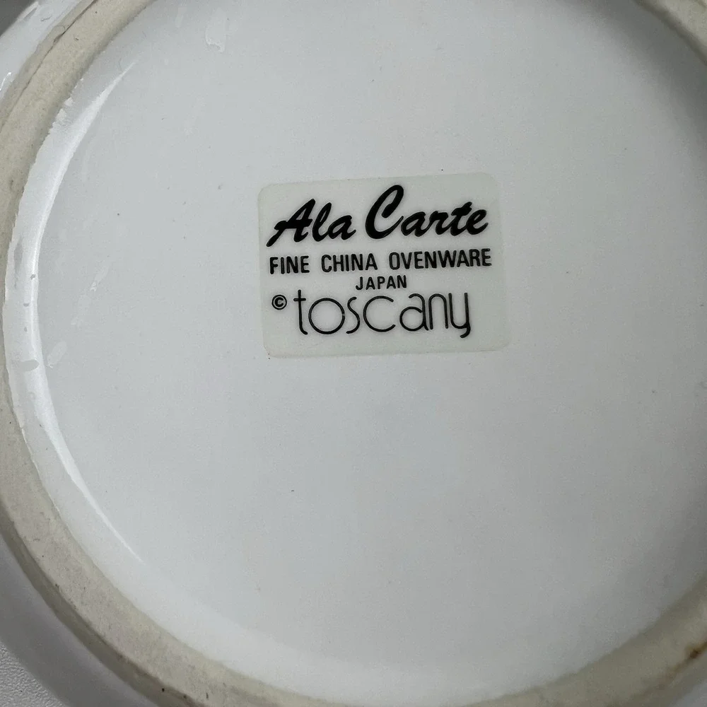 Three Toscany Covered Casserole Dishes Ovenware To Table Japan Ala Carte